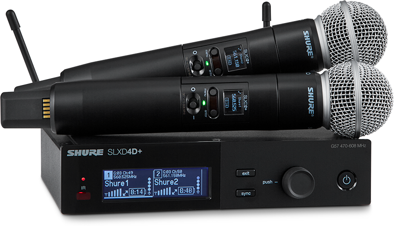 Shure Slxd24d+e-58-g65 - Micrófono inalámbrico de mano - Main picture
