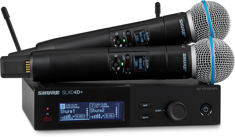 Shure Slxd24d+e-beta 58-g65 - Micrófono inalámbrico de mano - Main picture