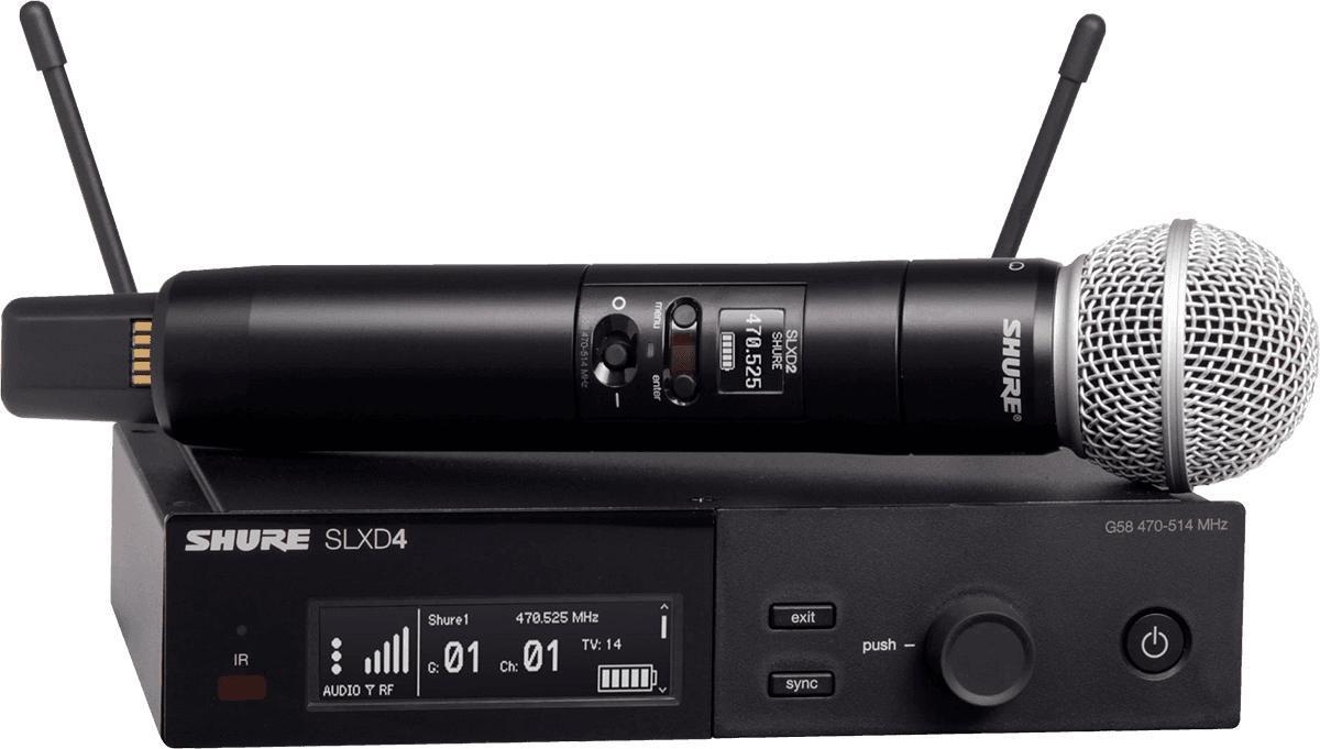 Micrófono inalámbrico de mano Shure SLXD24E-SM58-J53