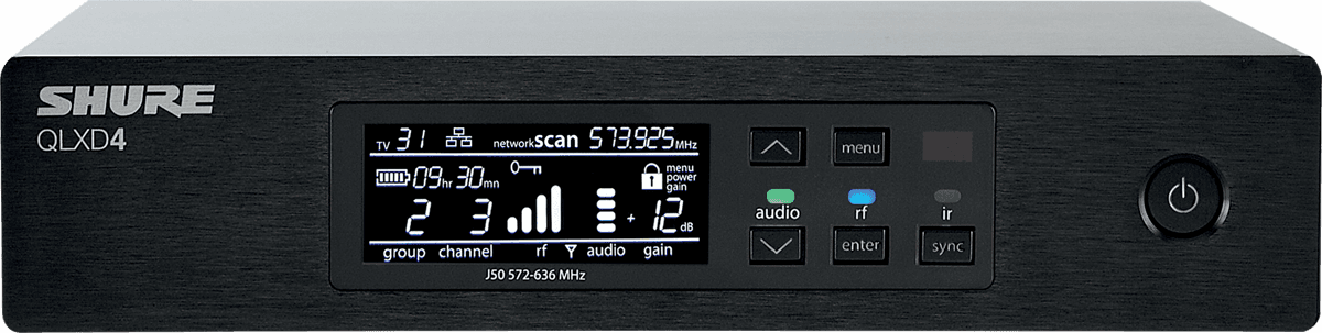 Shure Ssx Qlxd4 Bande G51 - Receptor inalámbrico - Main picture