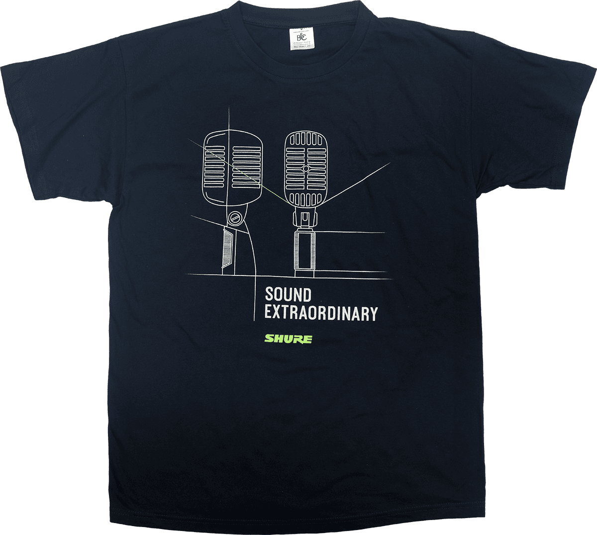 Shure T-shirt Noir Super 55 Logo Vert, Taille S - Camiseta - Main picture