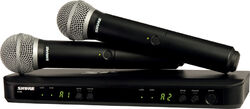 Micrófono inalámbrico de mano Shure BLX288E-PG58-M17