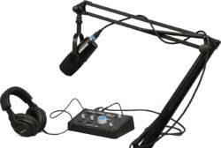Pack de micrófonos con soporte Shure Pack MV7X-PACK3