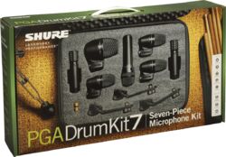 Set de micrófonos con cables Shure PGA Drumkit 7
