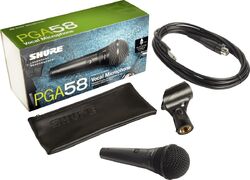 Micrófonos para voz Shure PGA58 QTR