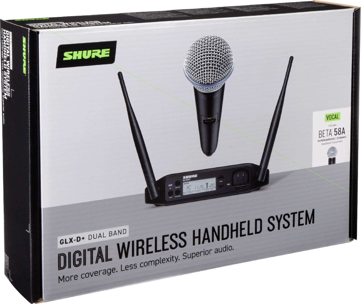 Shure Glxd24+/b58/z4 - Micrófono inalámbrico de mano - Variation 1