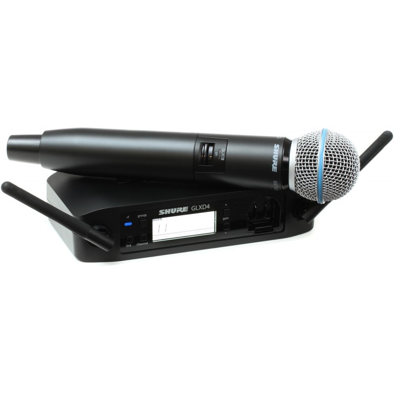 Shure Glxd24e Emetteur Main Sm58 Bande Z2 - Micrófono inalámbrico de mano - Variation 1