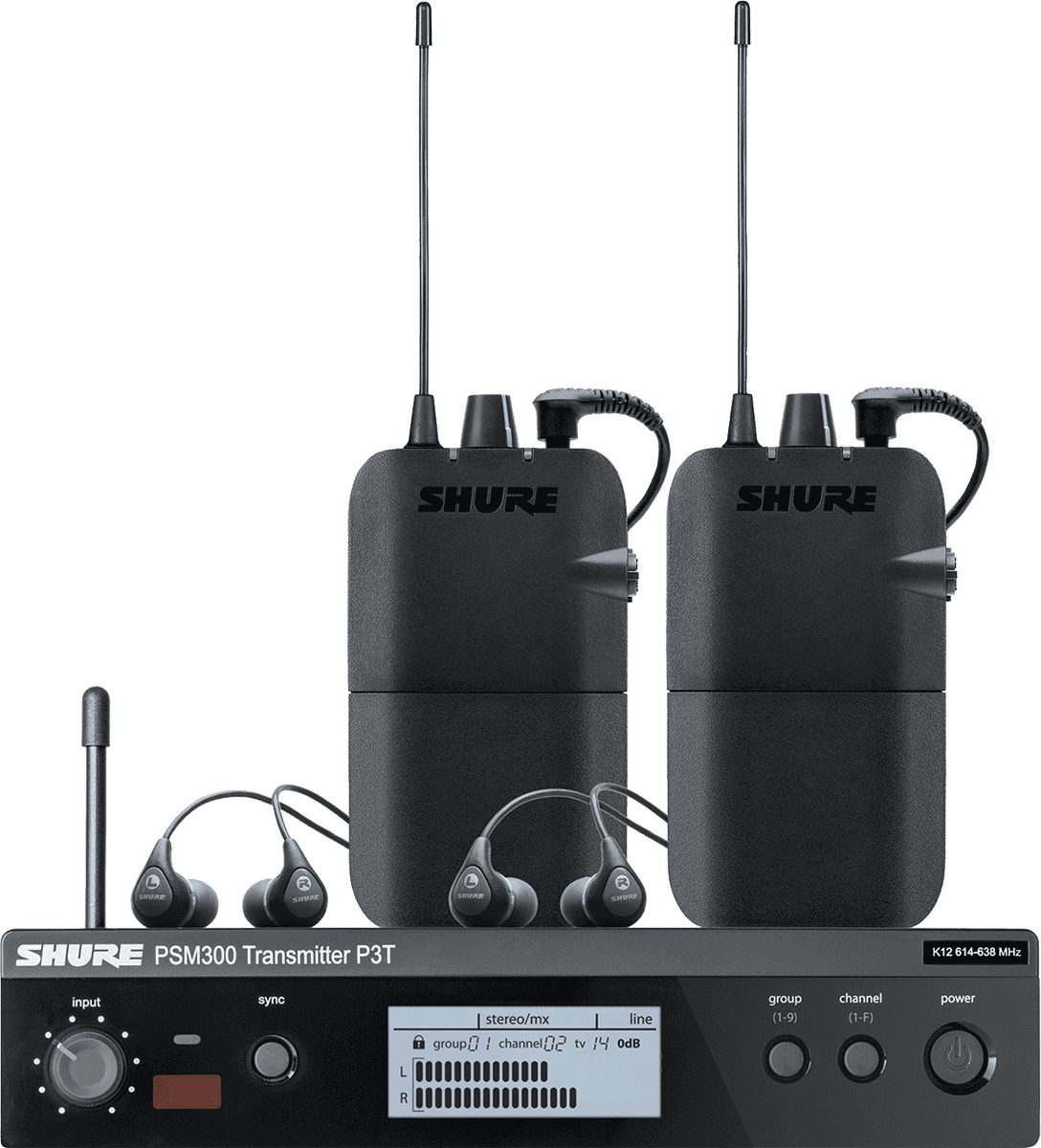 Ear monitor Shure P3TER112TW-K3E