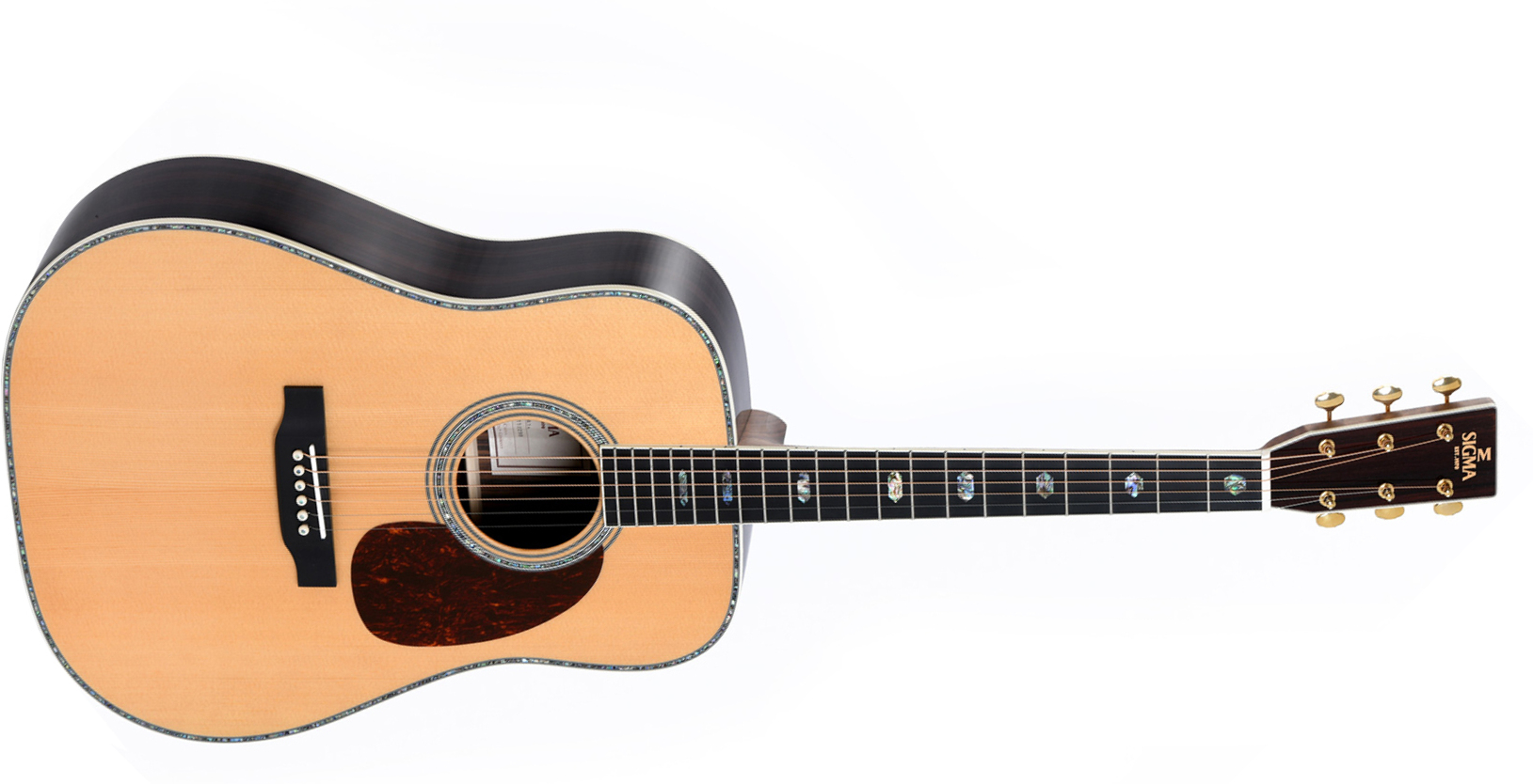 Sigma Dt-41 Standard Dreadnought Epicea Tilia Mic - Natural - Guitarra acústica & electro - Main picture