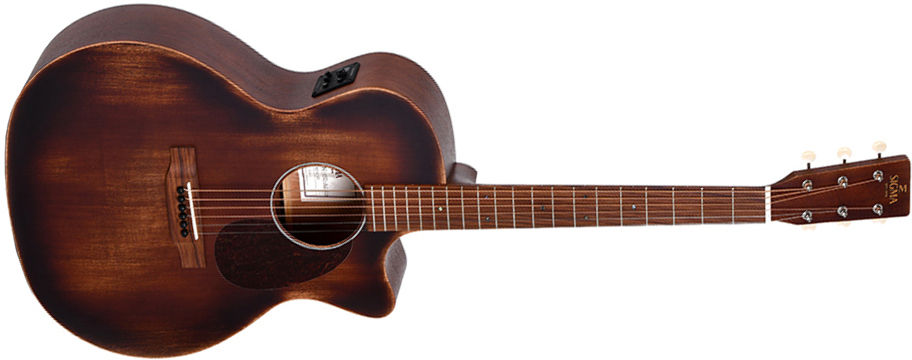 Sigma Gmc-15e-aged Orchestra Model Tout Acajou Pf - Natural Distressed Satin - Guitarra folk - Main picture