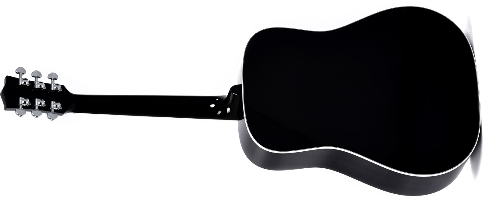 Sigma Dm-sg5-bk Dreadnought Epicea Acajou Mic - Black - Guitarra acústica & electro - Variation 1