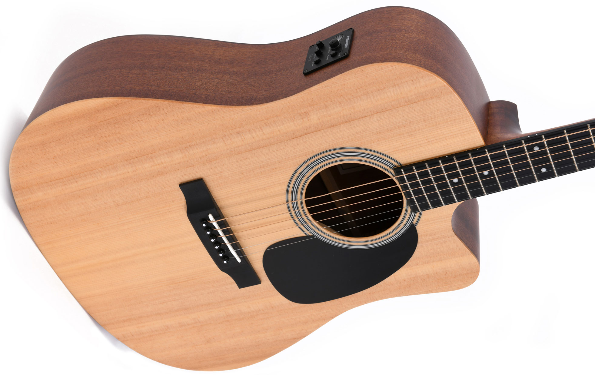 Sigma Dmc-ste Dreadnought Epicea Acajou Rw - Natural - Guitarra electro acustica - Variation 3