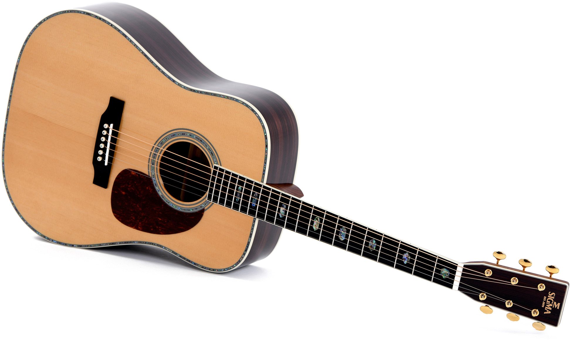 Sigma Dt-41 Standard Dreadnought Epicea Tilia Mic - Natural - Guitarra acústica & electro - Variation 2