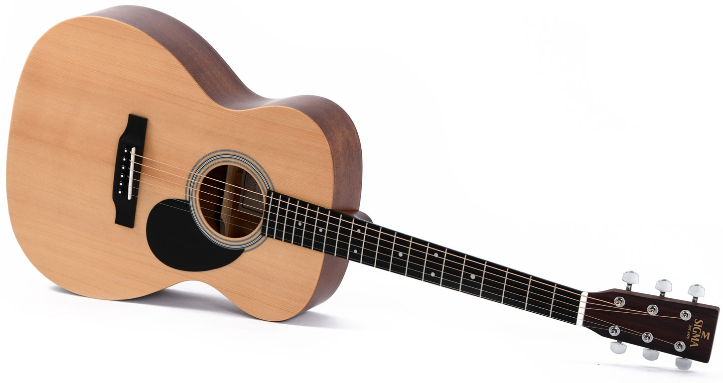 Sigma Omm-stl Orchestra Model Lh Gaucher Epicea Acajou Mic - Natural Gloss Top - Guitarra acústica & electro - Variation 1