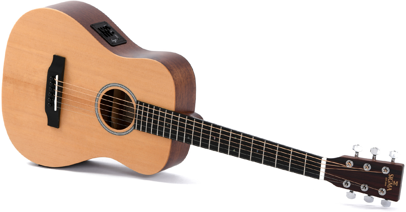 Sigma Tm-12e Travel Epicea Acajou Mic - Natural Satin - Guitarra acústica de viaje - Variation 2