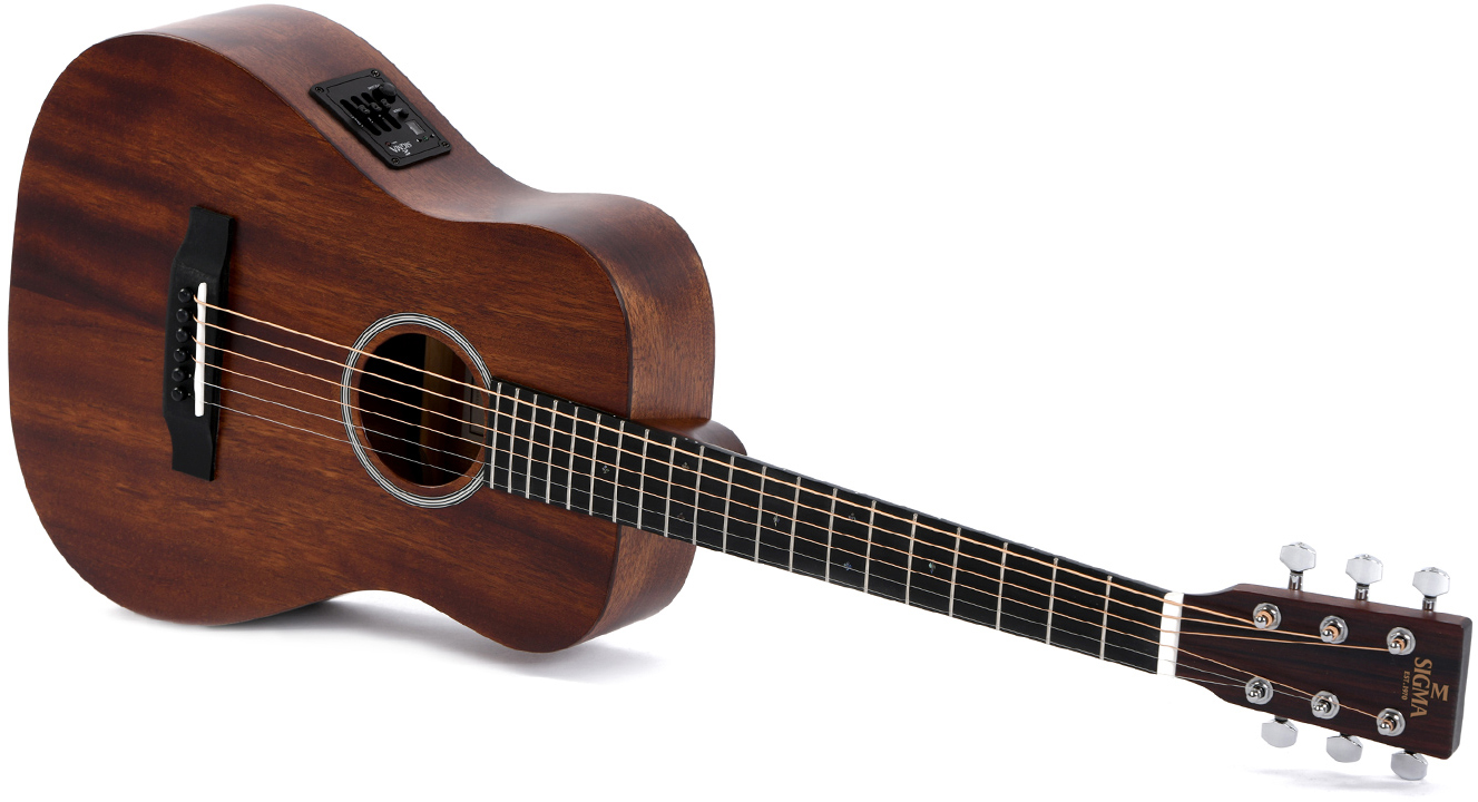 Sigma Tm-15e Travel Tout Acajou Mic - Natural Satin - Guitarra acústica de viaje - Variation 2