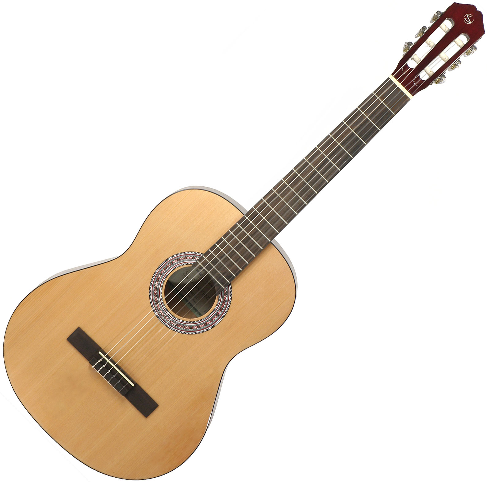 Silvanez Cl44-nat +housse X-tone 2002 +accordeur +capo +stand - Natural - Pack Guitarra clásica - Variation 1