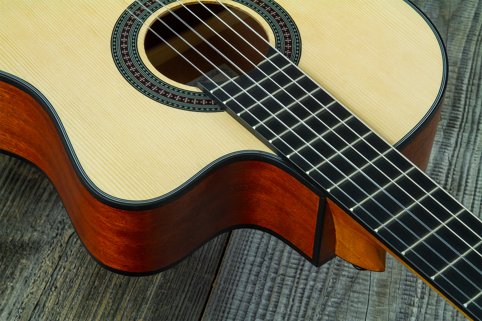 Silvanez Clcr44 4/4 Thinline Cw Epicea Acajou Rw - Natural - Guitarra clásica 4/4 - Variation 4