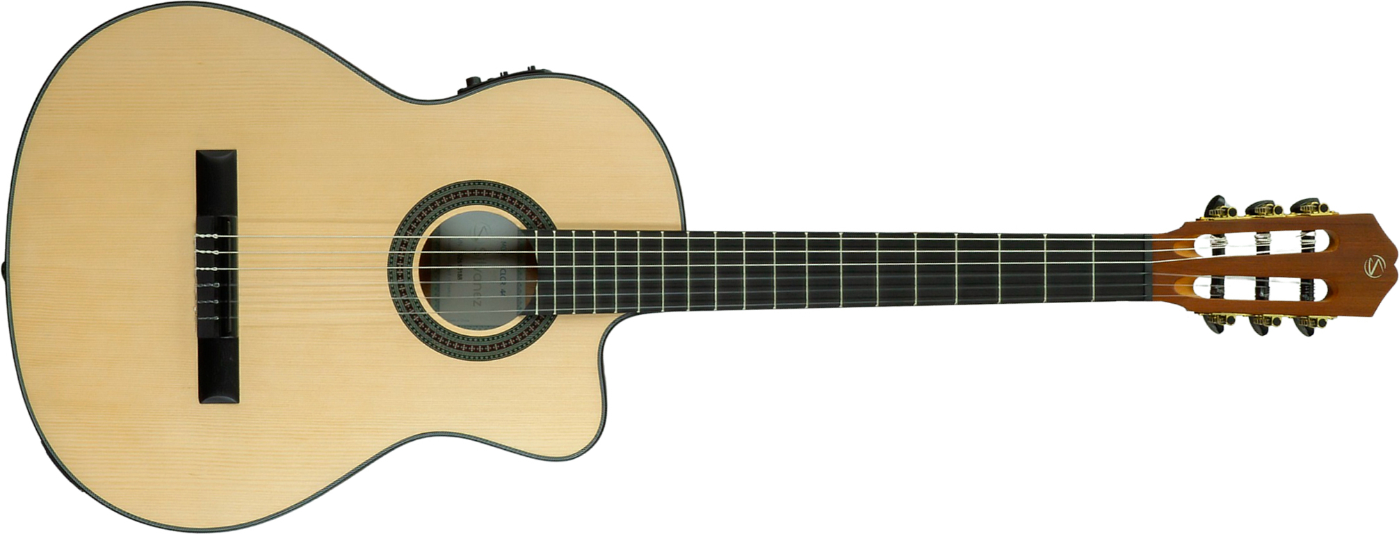 Silvanez Clcr44 4/4 Thinline Cw Epicea Acajou Rw - Natural - Guitarra clásica 4/4 - Main picture
