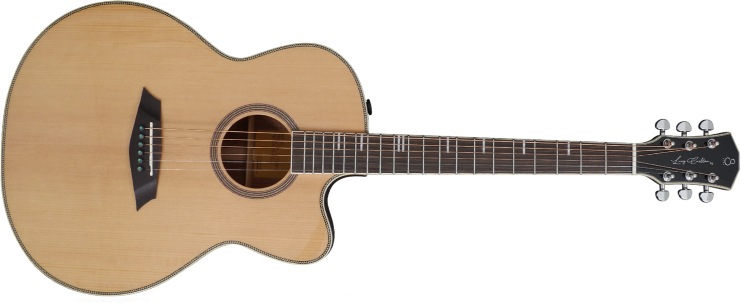 Sire Larry Carlton A3-g Signature Grand Auditorium Cw Epicea Acajou Rw - Natural - Guitarra electro acustica - Main picture