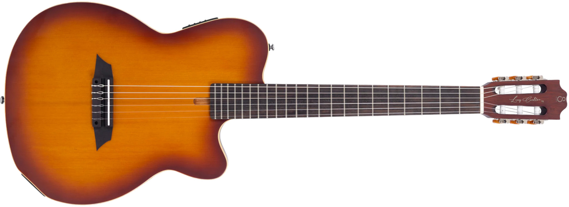 Sire Larry Carlton G5n Solid Classic Cw Signature Cedre Acajou Rw - Tobacco Sunburst Satin - Guitarra clásica 4/4 - Main picture