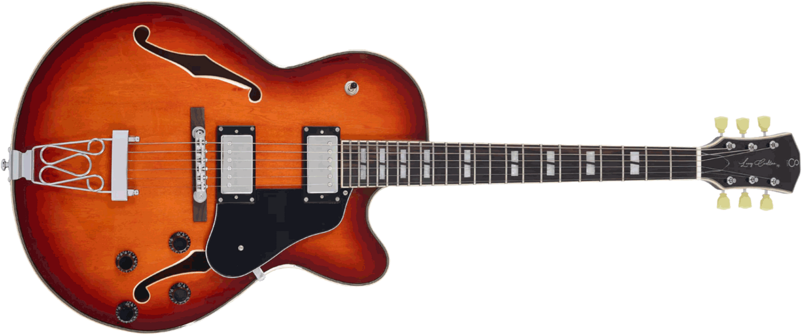 Sire Larry Carlton H7f 2h Ht Eb - Tobacco Burst - Guitarra elécrica Jazz cuerpo acústico - Main picture