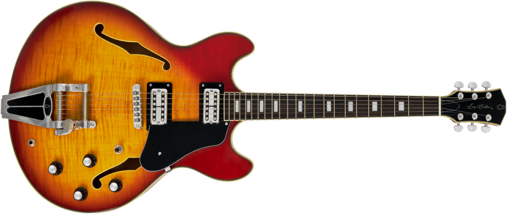Sire Larry Carlton H7t Signature 2h Ht Eb - Cherry Sunburst - Guitarra eléctrica semi caja - Main picture