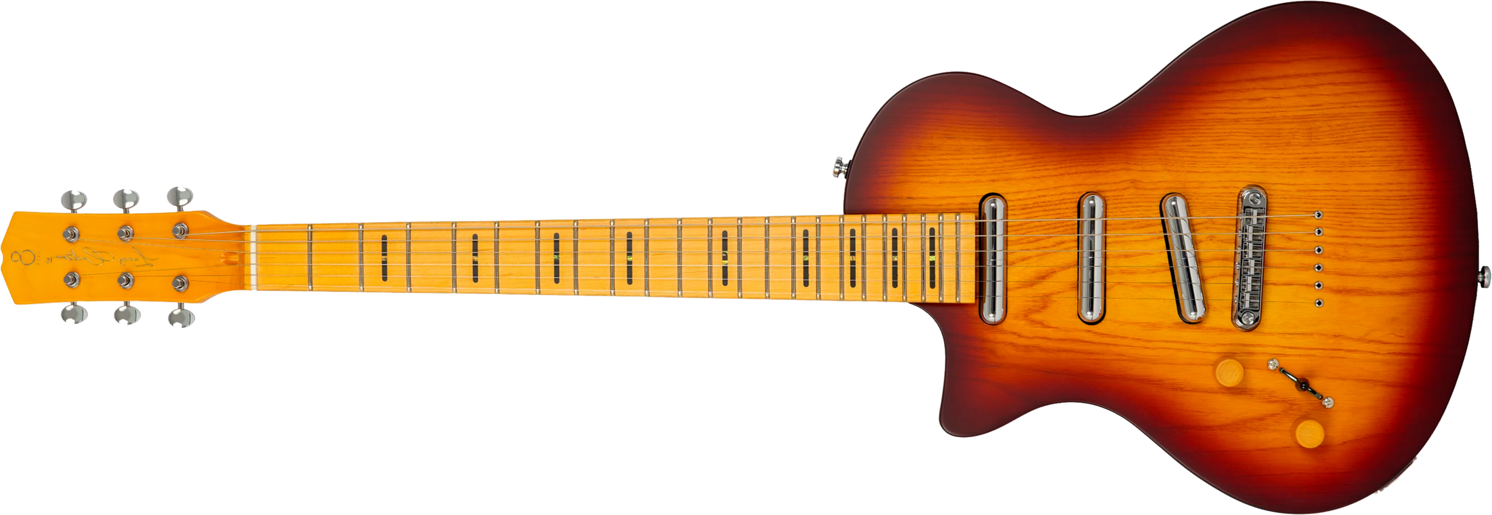 Sire Larry Carlton I5l Lh Gaucher 3s Ht Mn - Tobacco Sunburst Satin - Guitarra electrica retro rock - Main picture