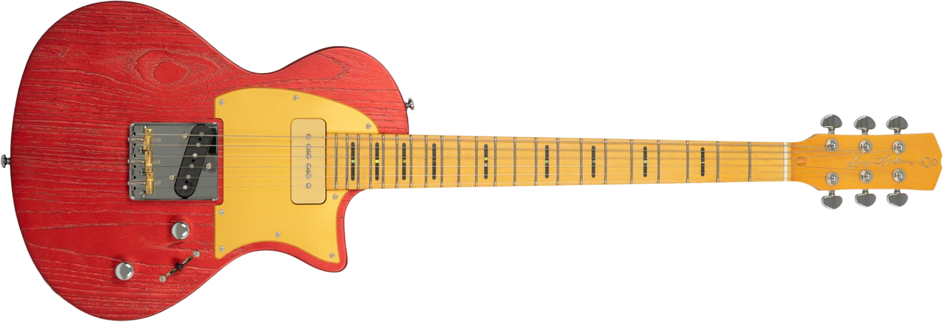Sire Larry Carlton I5t 2s P90 Ht Mn - Candy Apple Red - Guitarra eléctrica de corte único. - Main picture