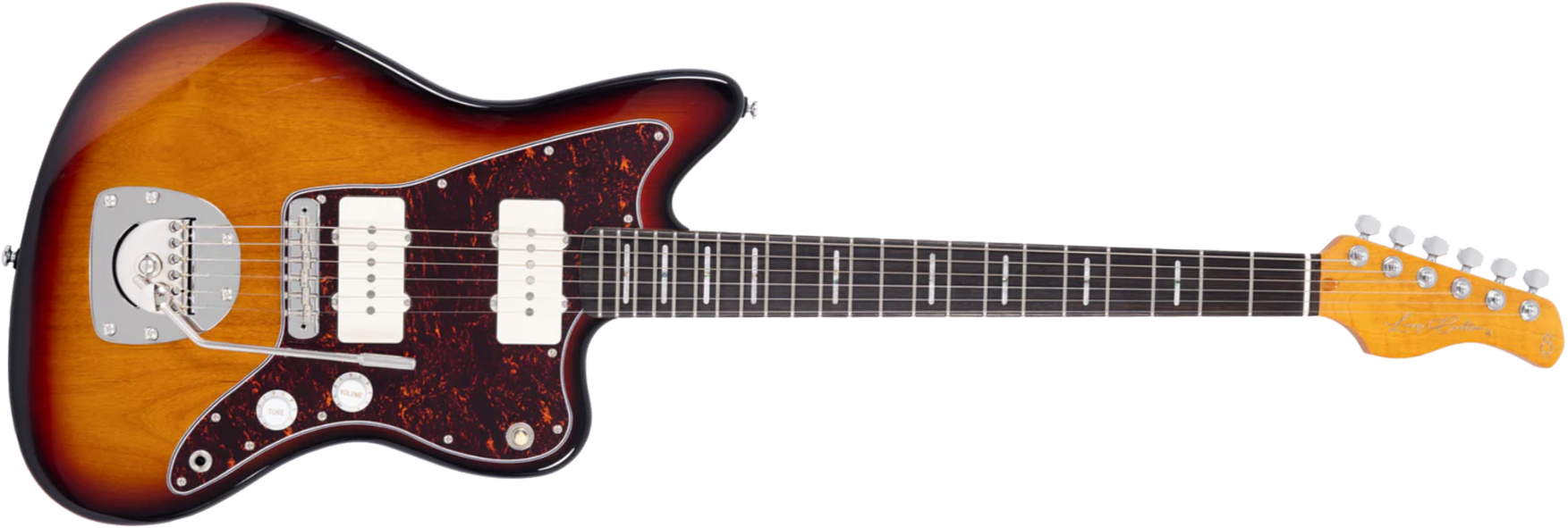 Sire Larry Carlton J5 2s Trem Eb - 3-tone Sunburst - Guitarra electrica retro rock - Main picture