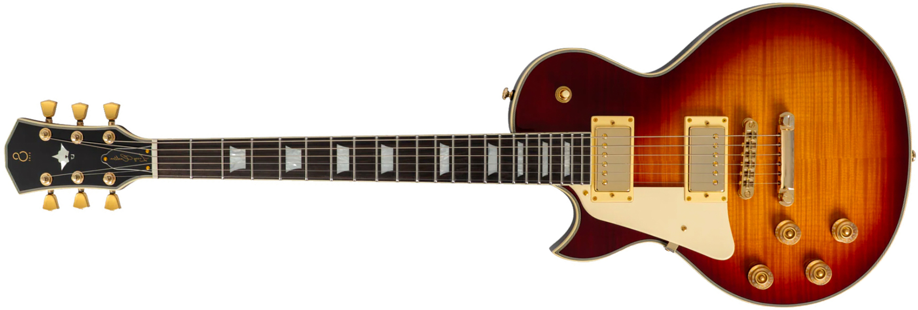 Sire Larry Carlton L7 Lh Gaucher New Gen 2h Ht Eb - Tobacco Sunburst - Guitarra eléctrica de corte único. - Main picture