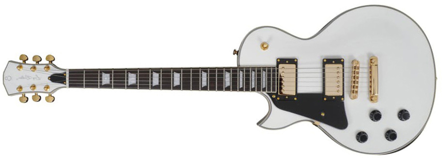 Sire Larry Carlton L7 Lh Signature Gaucher 2h Ht Eb - White - Guitarra eléctrica de corte único. - Main picture