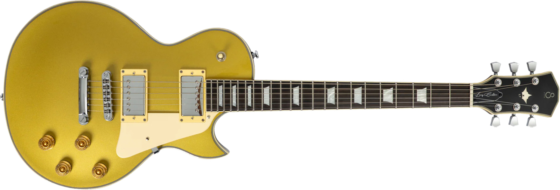 Sire Larry Carlton L7 New Gen 2h Ht Eb - Metallic Gold - Guitarra eléctrica de corte único. - Main picture