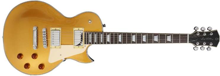 Sire Larry Carlton L7 Signature Ht Hh Eb - Gold Top - Guitarra eléctrica de corte único. - Main picture