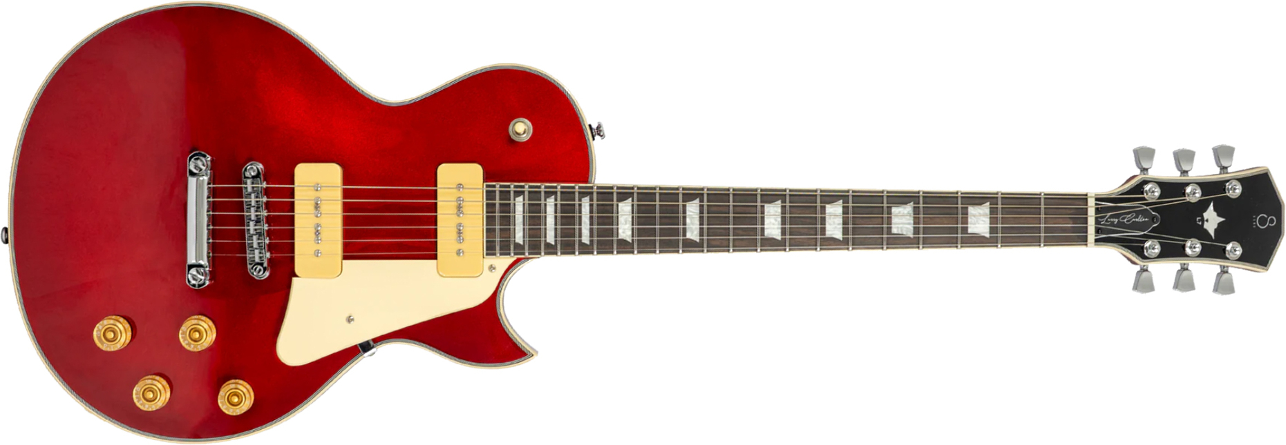 Sire Larry Carlton L7v New Gen 2s P90 Ht Eb - Candy Apple Red - Guitarra eléctrica de corte único. - Main picture