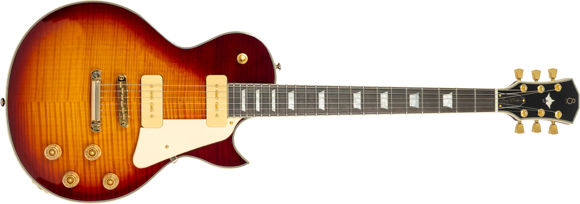Sire Larry Carlton L7v New Gen 2s P90 Ht Eb - Tobacco Sunburst - Guitarra eléctrica de corte único. - Main picture