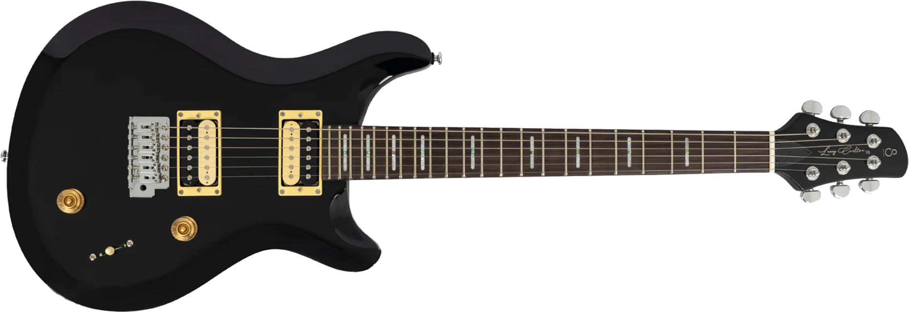 Sire Larry Carlton Q3 2h Trem Rw - Black - Guitarra eléctrica de doble corte - Main picture