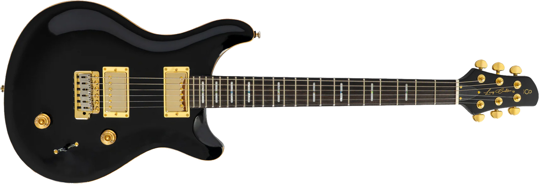 Sire Larry Carlton Q7 2h Trem Eb - Black - Guitarra eléctrica de doble corte - Main picture