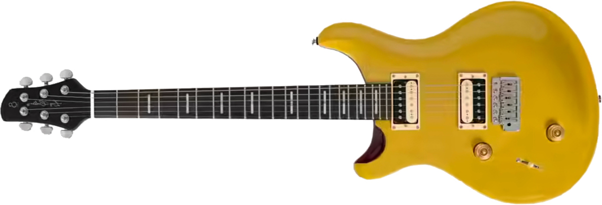 Sire Larry Carlton Q7 Lh Gaucher 2h Trem Eb - Metallic Gold - Guitarra eléctrica de doble corte - Main picture