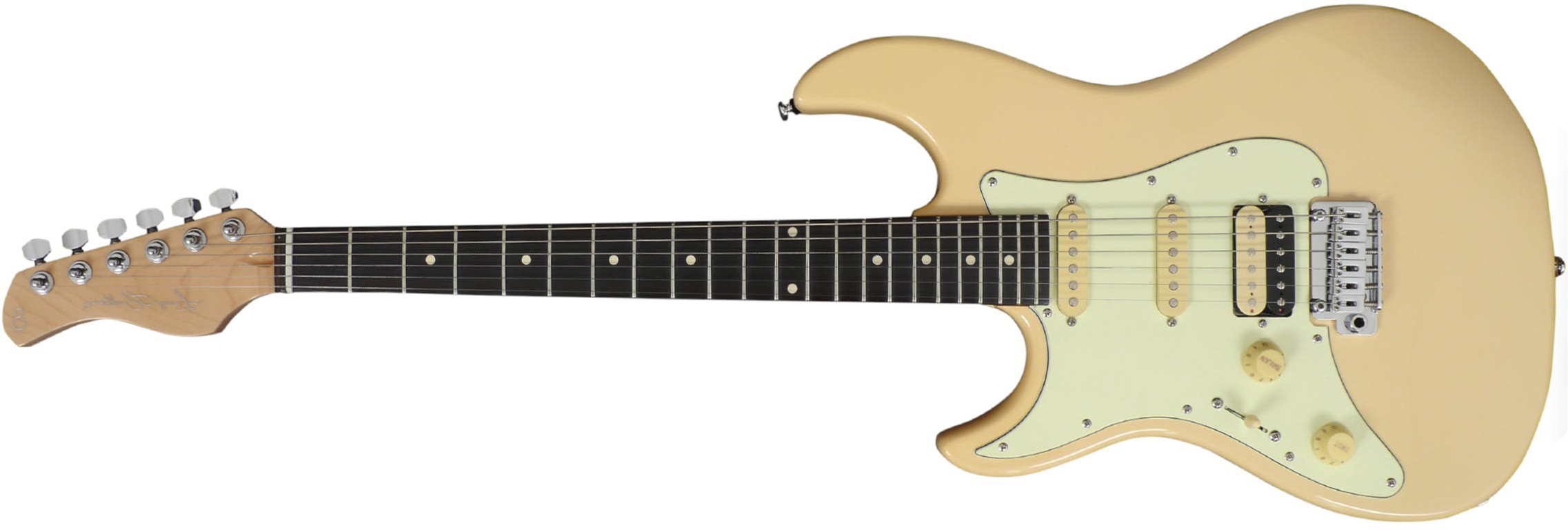 Sire Larry Carlton S3 Lh Signature Gaucher Hss Trem Rw - Vintage White - Guitarra electrica para zurdos - Main picture