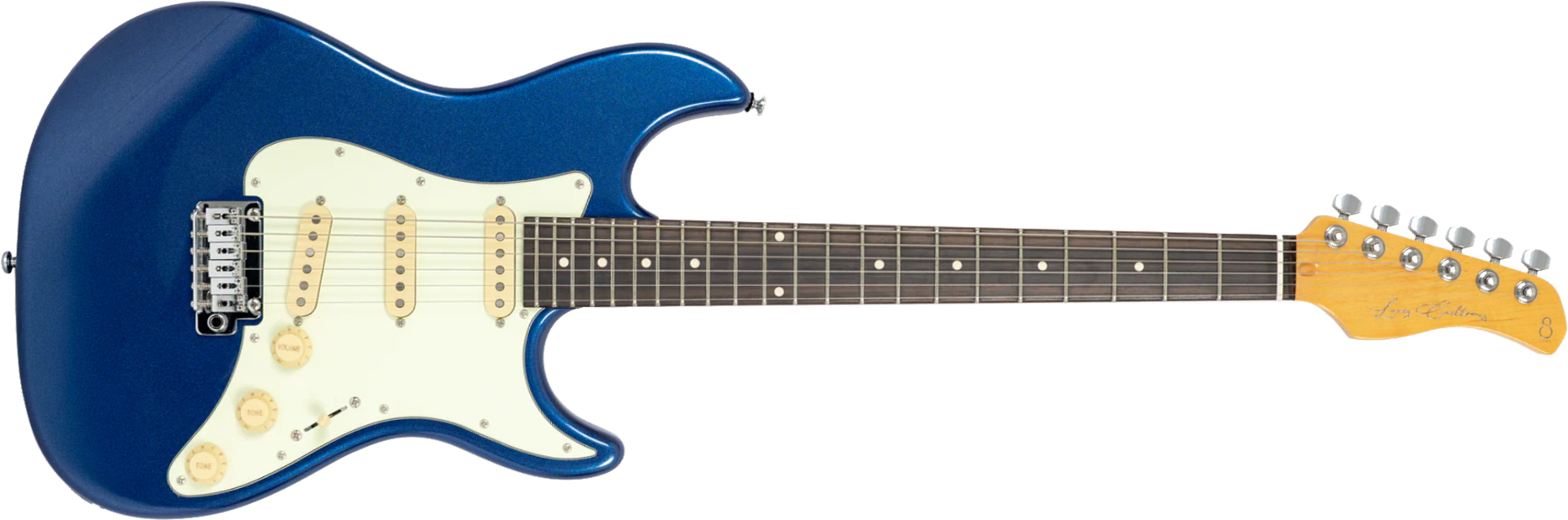 Sire Larry Carlton S3 New Gen 3s Trem Rw - Dark Navy - Guitarra eléctrica con forma de str. - Main picture