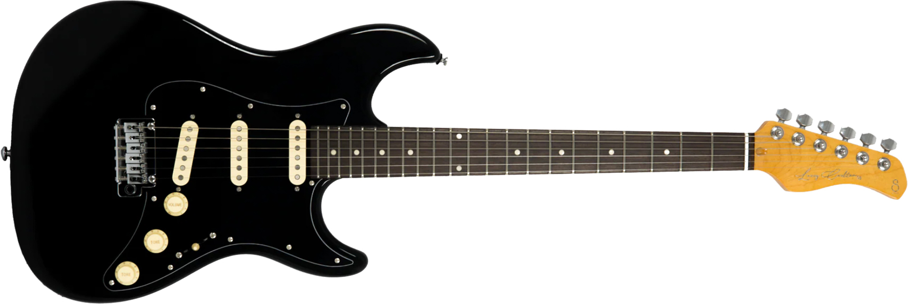 Sire Larry Carlton S3 New Gen 3s Trem Rw - Black - Guitarra eléctrica con forma de str. - Main picture