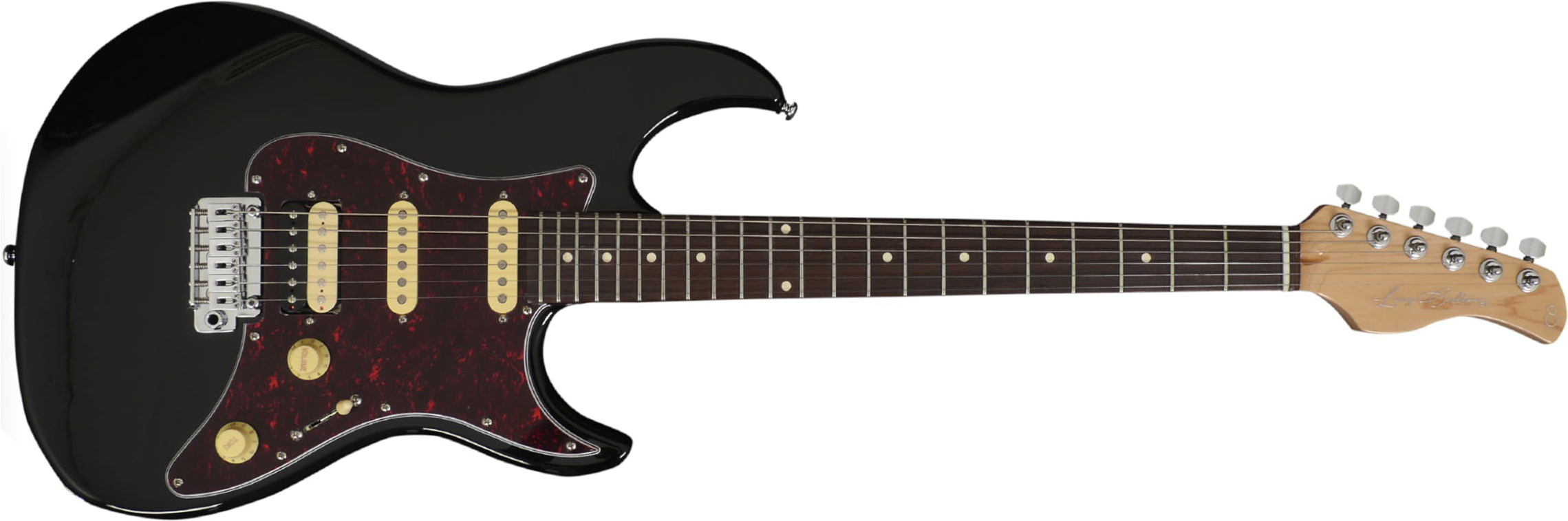 Sire Larry Carlton S3 Signature Hss Trem Rw - Black - Guitarra eléctrica con forma de str. - Main picture