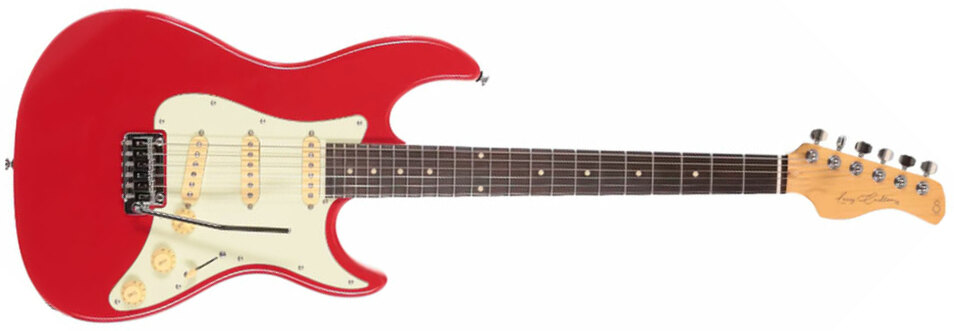 Sire Larry Carlton S3 Sss Signature 3s Trem Rw - Dakota Red - Guitarra eléctrica con forma de str. - Main picture