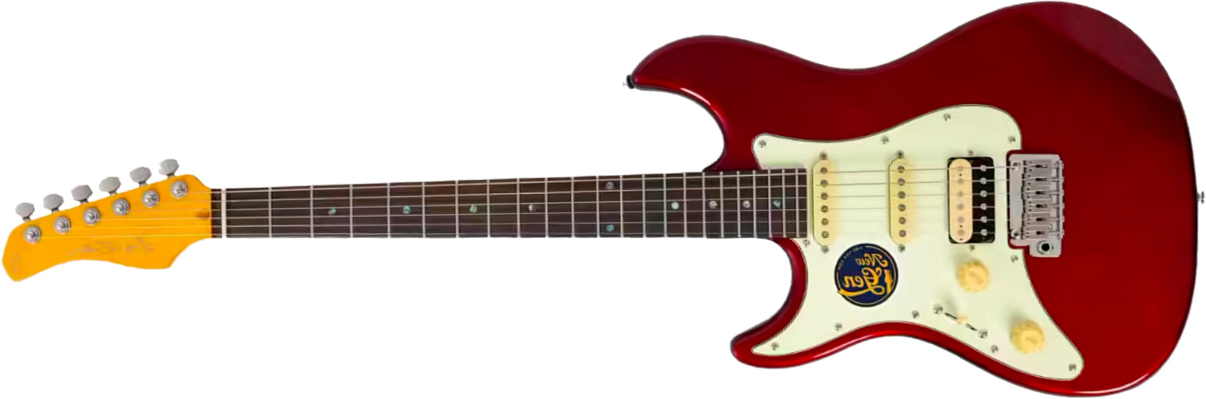 Sire Larry Carlton S7 Hss Lh Gaucher New Gen Trem Rw - Candy Apple Red - Guitarra eléctrica con forma de str. - Main picture