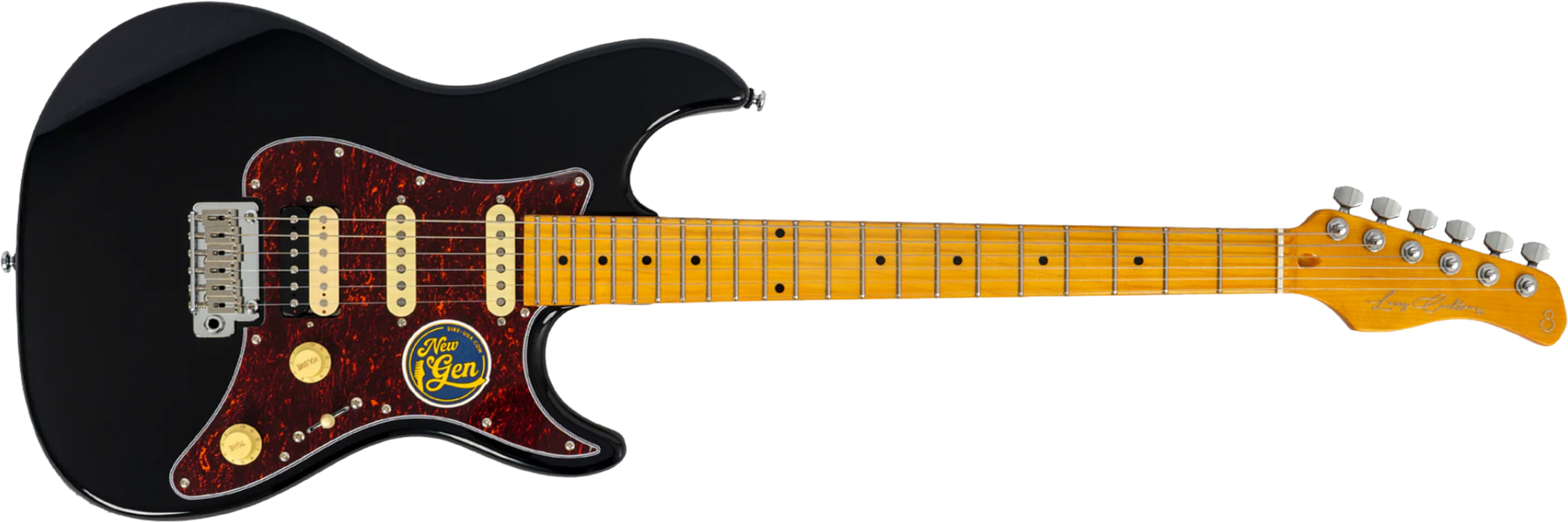 Sire Larry Carlton S7 Hss New Gen Trem Mn - Black - Guitarra eléctrica con forma de str. - Main picture