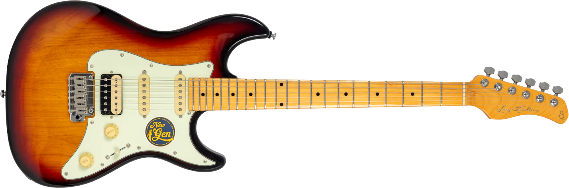 Sire Larry Carlton S7 Hss New Gen Trem Mn - 3 Tone Sunburst - Guitarra eléctrica con forma de str. - Main picture