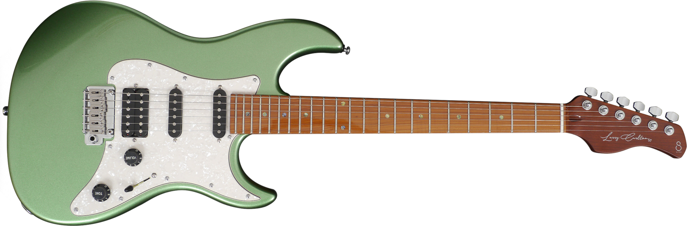 Sire Larry Carlton S7 Signature Hss Trem Eb - Seafoam Green - Guitarra eléctrica con forma de str. - Main picture