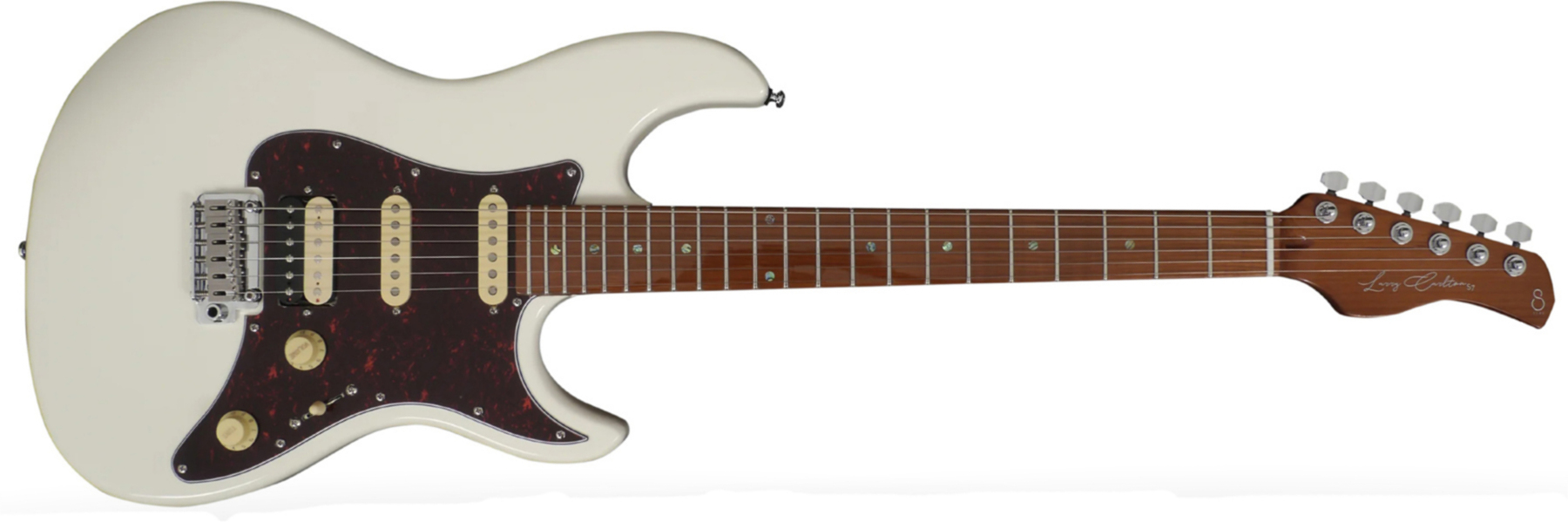 Sire Larry Carlton S7 Signature Hss Trem Mn - Antique White - Guitarra eléctrica con forma de str. - Main picture