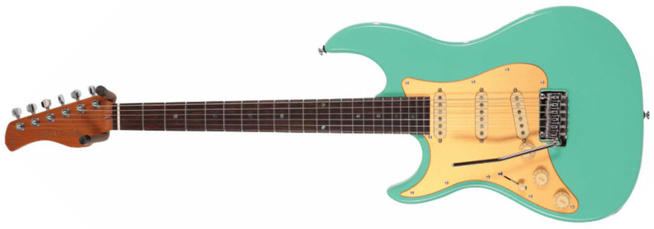 Sire Larry Carlton S7 Vintage Lh Signature Gaucher 3s Trem Mn - Mild Green - Guitarra eléctrica de autor - Main picture